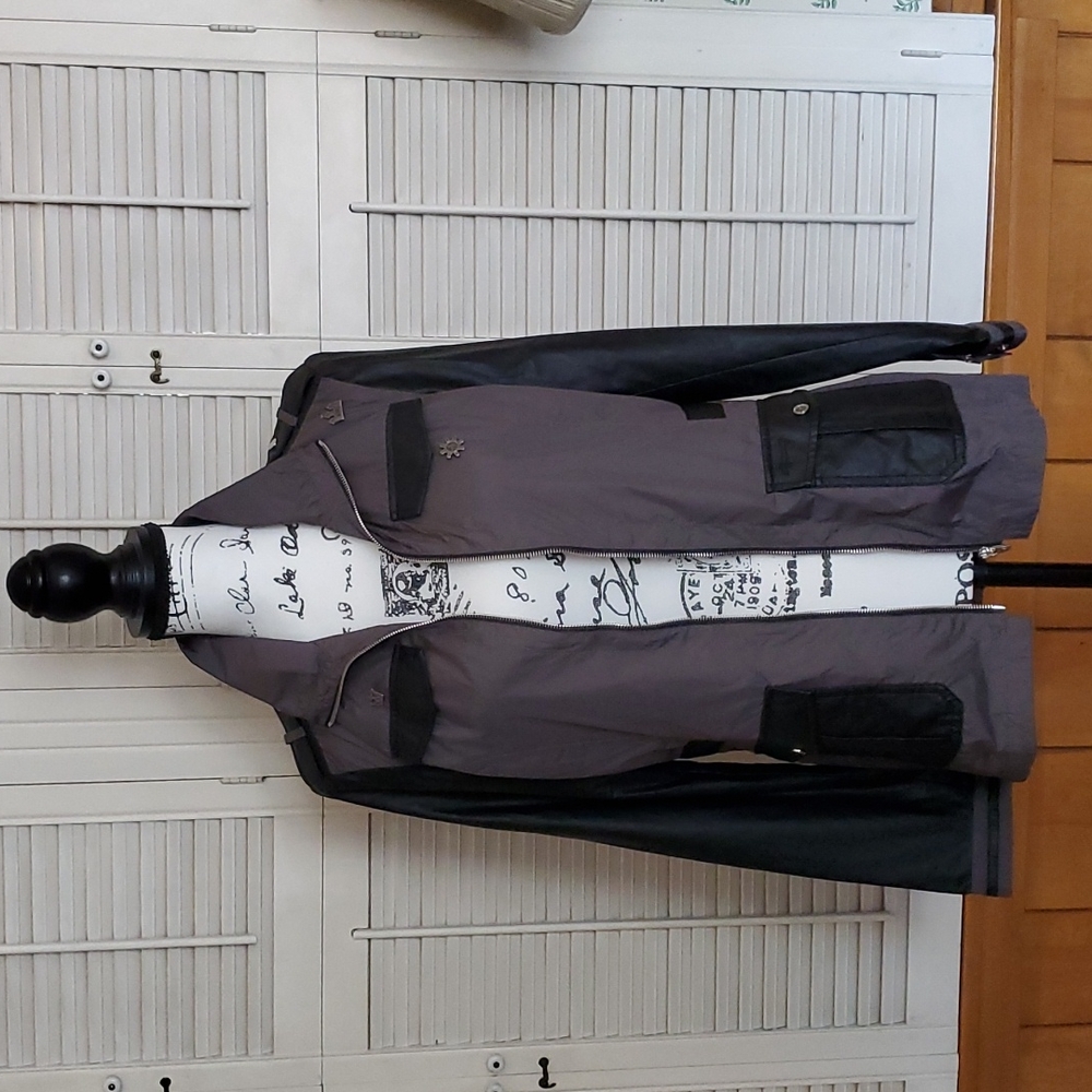 Louis Castel Two-Tone Windbreaker Jacket, S, New Never Worn